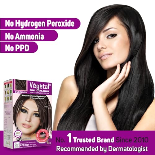 Vegetal Bio Colour Burgundy 150g - Organic Ammonia-Free Hair Dye