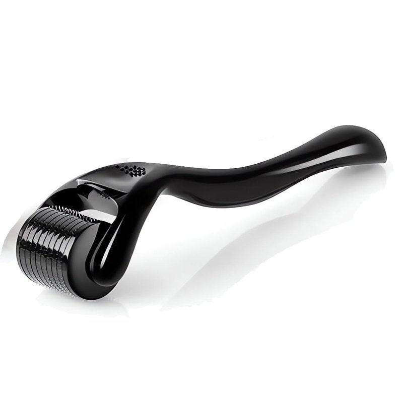 Wasali 540 Titanium Derma Roller for Face Hair Beard Scalp,Beard Microneedle Roller,Personal Use Microneedling,Microdermabrasion Cosmetic Beauty Instrument for Men Women（Black 1.o）