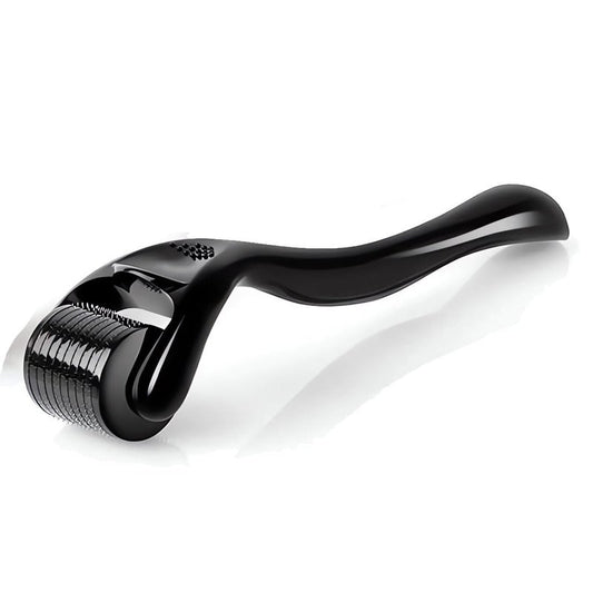 Wasali 540 Titanium Derma Roller for Face Hair Beard Scalp,Beard Microneedle Roller,Personal Use Microneedling,Microdermabrasion Cosmetic Beauty Instrument for Men Women（Black 1.o）