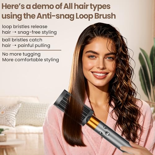 Anti-Snag Loop Brush Attachment for Dyson Airwrap HS01 HS05 HS08