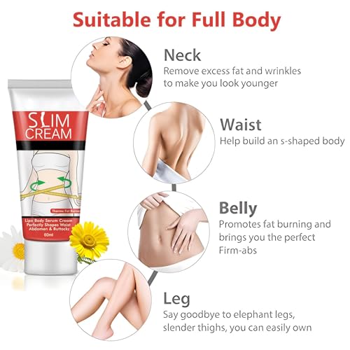 Slimming Hot Cream for Belly, Waist & Buttocks - Fat Burner