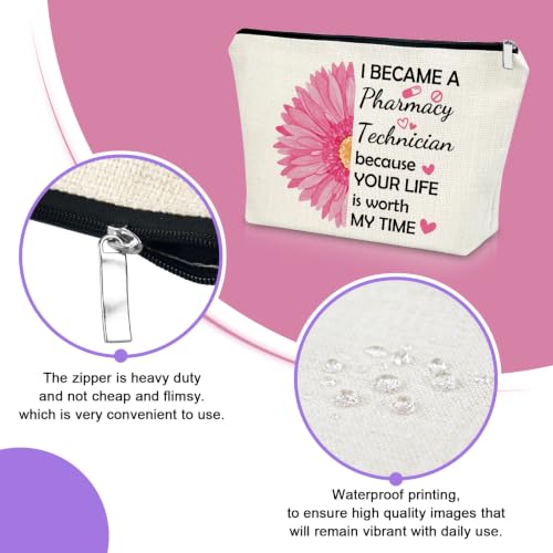 Pharmacist Makeup Bag for Women – Pharmacy Technician Gifts by Sazuwu