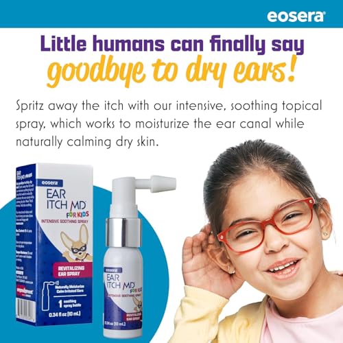 Eosera Ear Itch MD Kids Soothing Spray - 10 mL for Itchy Ears