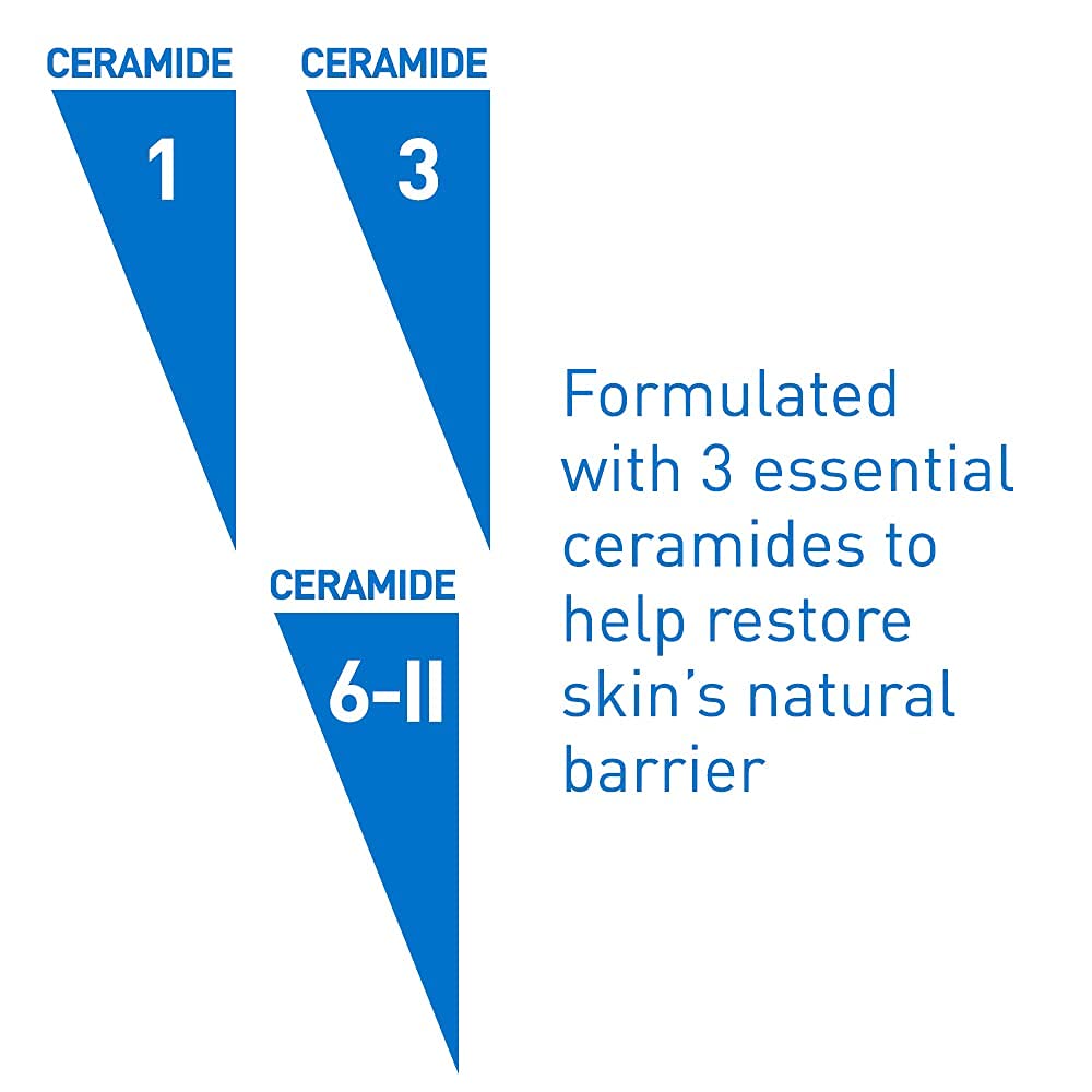CeraVe Hydrating Foaming Cleanser - Makeup Remover for Dry Skin | 19 Fl Oz, Fragrance-Free, Non-Comedogenic