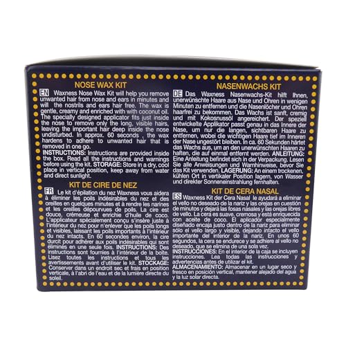 Waxness Microwave Nose and Face Hair Removal Kit, 8.45 oz