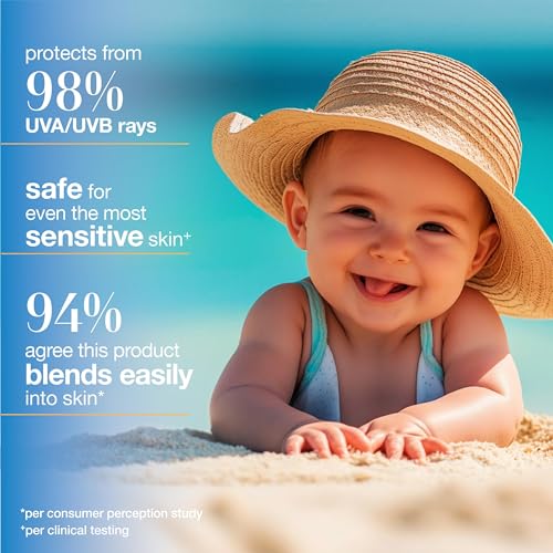 Alba Botanica Baby Sunscreen SPF 50 - Mineral Lotion, 3 Fl Oz