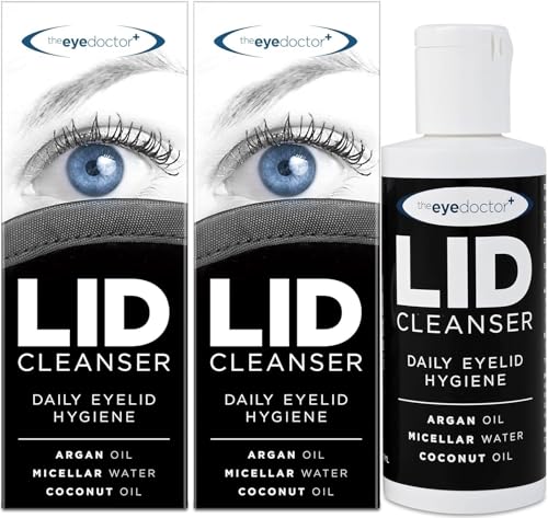 The Eye Doctor Lid Cleanser Twin Pack - 3.38 Fl Oz, Gentle Eyelid Cleanser