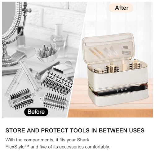 Wjiang Carrying Case for Dyson Airwrap and Supersonic Hair Dryers