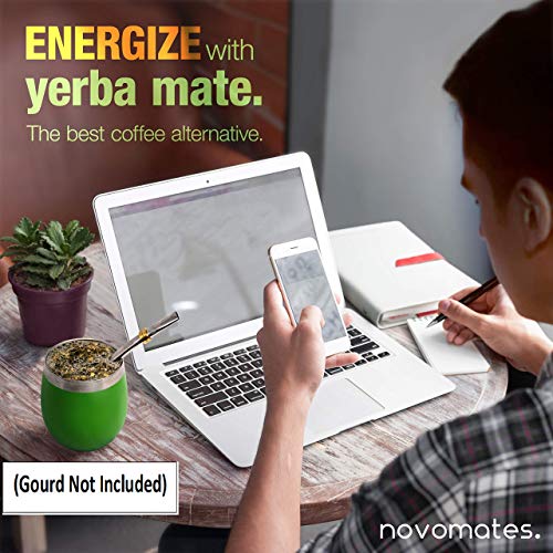 Easy Clean Yerba Mate Straw - 6.2" Food-Grade Stainless Steel Bombilla