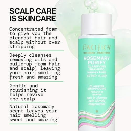 Pacifica Rosemary Purify Clarifying Shampoo - 12 Fl Oz (Pack of 2)