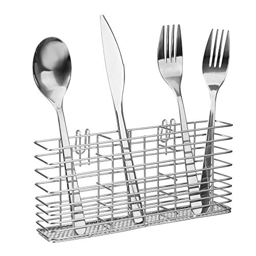 Stainless Steel Cutlery Drying Rack with Hooks - iPEGTOP