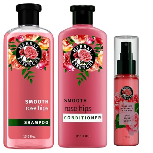 Herbal Essences Rose Hips Smooth Shampoo, Conditioner & Fragrance Mist Set