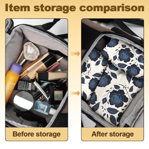 DOODLREAM Self-Adhesive Travel Makeup Bag & Protective Wrap (2-Pack)