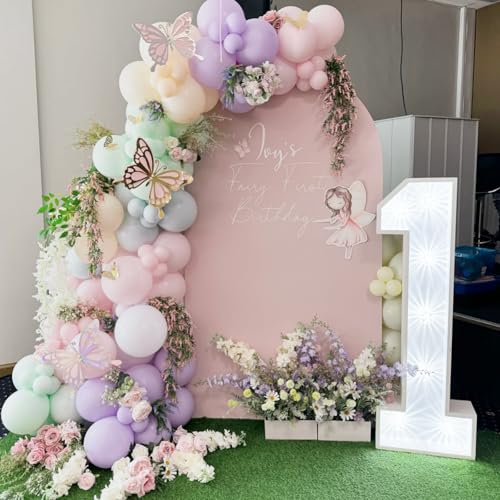 Pastel Balloons Set - 12 Inch Fairy Wildflower Party Decor