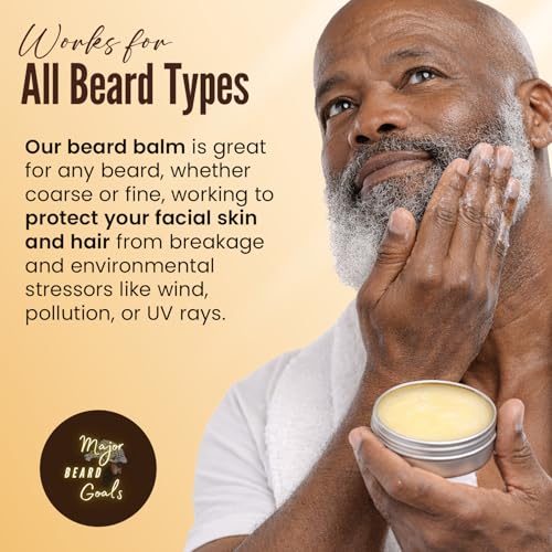 Men's Beard Balm with Shea Butter & Beeswax - Deep Conditioning & Style Support