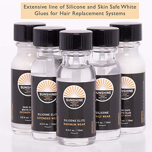 Sunshine Tape Lace Wig Adhesive - Skin Safe White Glue (.5oz)