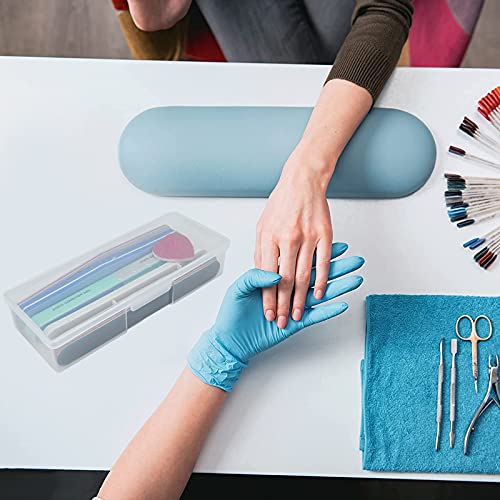 Lokyango 6pcs Clear Manicure Tool Storage Box - Nail Organizer