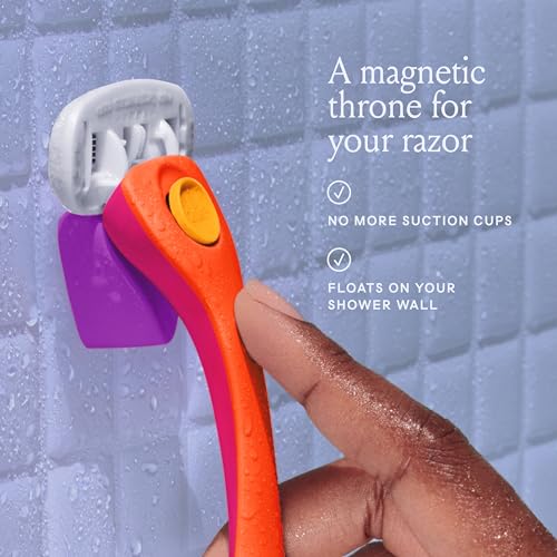 Billie Women's Razor Kit with 5-Blade Refills and Magnetic Holder
