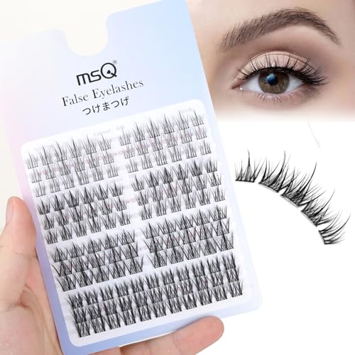 MSQ 135pcs False Mink Eyelashes Multipack Natural 3D Curl