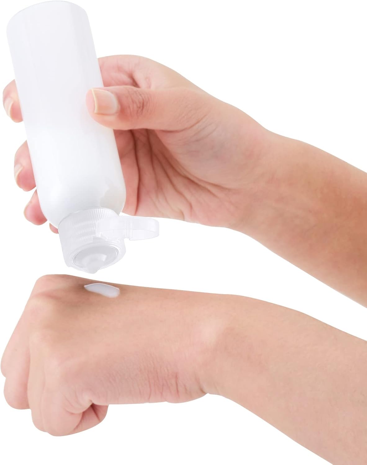 Travel Bottles for Toiletries - TSA Approved 3.4 oz Clear Squeeze Containers | Leak-Proof Mini Liquid Tubes for Shampoo & Lotion