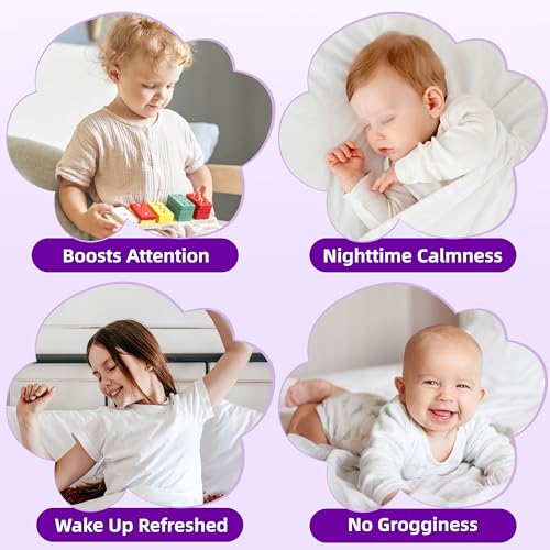 Lavender Magnesium Lotion for Kids - Non-Greasy Body Cream, 4 oz