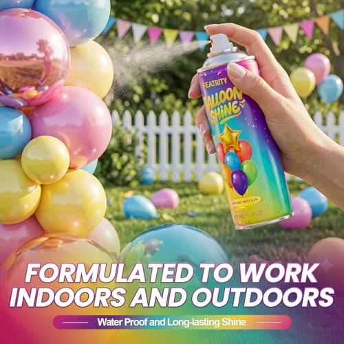 Balloon Shine Spray - 15 oz High-Gloss Finish for Events