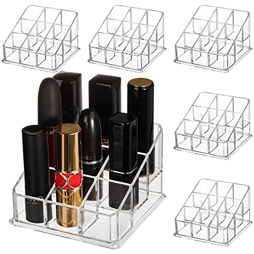 Foraineam 6 Pack Lipstick Holder Organizer with 9 Slots