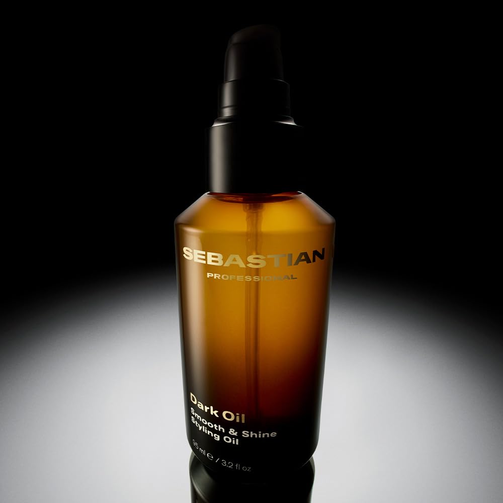 Sebastian Professional Dark Oil - Lightweight Hair Styling Oil | Nourishing Natural Oils for Smooth, Sleek Hair