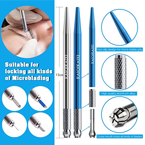 20-Pack Microblading Pens with Round Needles for Permanent Makeup