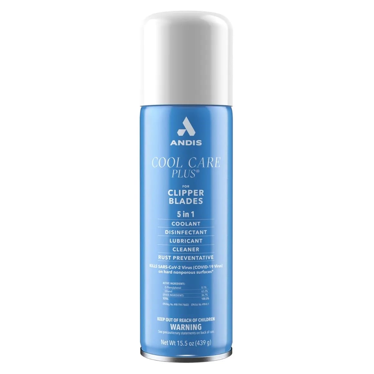 Cool Care Plus Clipper Blade Cooling Spray - 15.5oz Grooming Cleaner for Stylists & Barbers