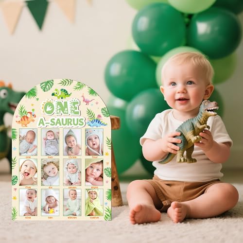 My First Year Dinosaur Photo Frame for 2x3 Inch Photos