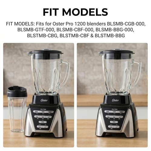 6-Point Stainless Steel Blender Blade Kit for Oster Pro 1200