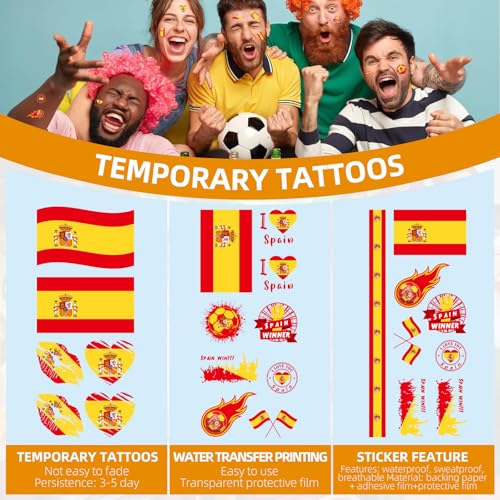 2026 World Cup & St Patrick's Day Temporary Tattoos - 16PCS