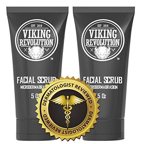 Viking Revolution Men's Microdermabrasion Face Scrub - 2 Pack