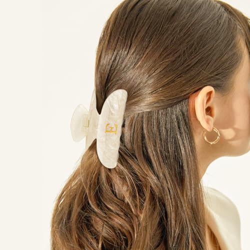 Gold Initial Hair Clip for Women & Teen Girls - Personalized T