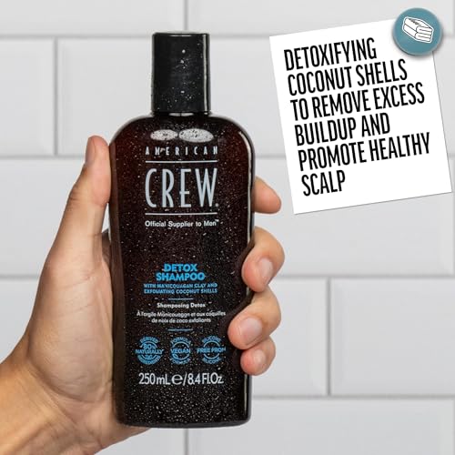American Crew Detox Shampoo for Men, Citrus Mint, 8.45 fl oz