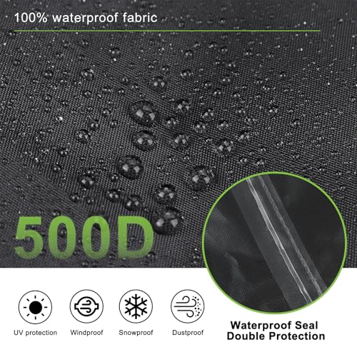 Waterproof Central Air Conditioner Cover - 34"x34"x30" - Windproof Outdoor Protection