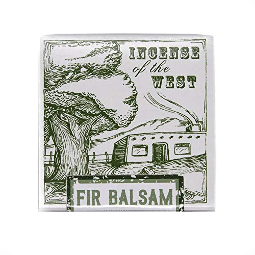 Fir Balsam Incense Bricks - All-Natural Wood, 40 Count