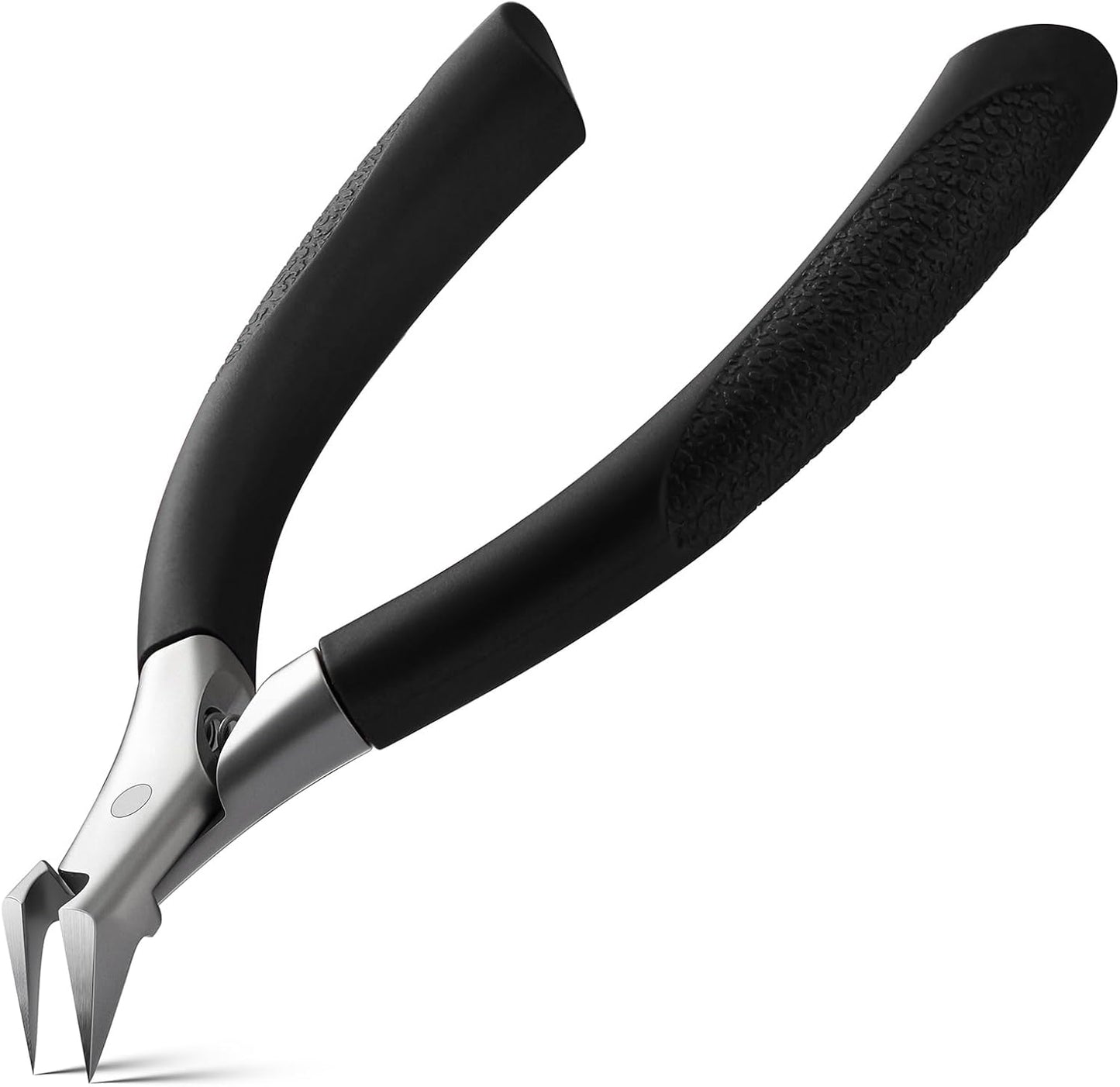Toenail Clippers for Ingrown Toenail Prevention - Ergonomic Podiatrist Nail Scissors for Thick Nails | Red