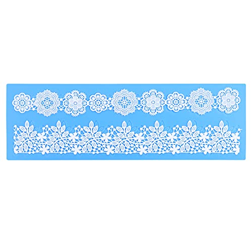 Silicone Lace Fondant Mold for Cake Decorating - Multi Circle Flowers