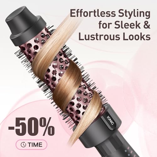 Tresses Touch 1.25 Inch Thermal Curling Brush - Ceramic Ionic Hot Styler