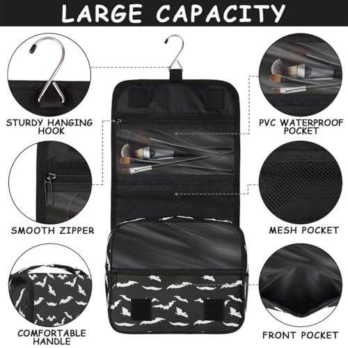 YoYoYuchong Hanging Toiletry Bag for Travel - Portable Organizer (Color 2)