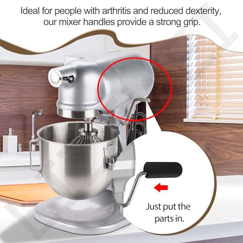 Comfy Grip Handle for KitchenAid Stand Mixers - Black, Fits 5Qt & 8Qt Models