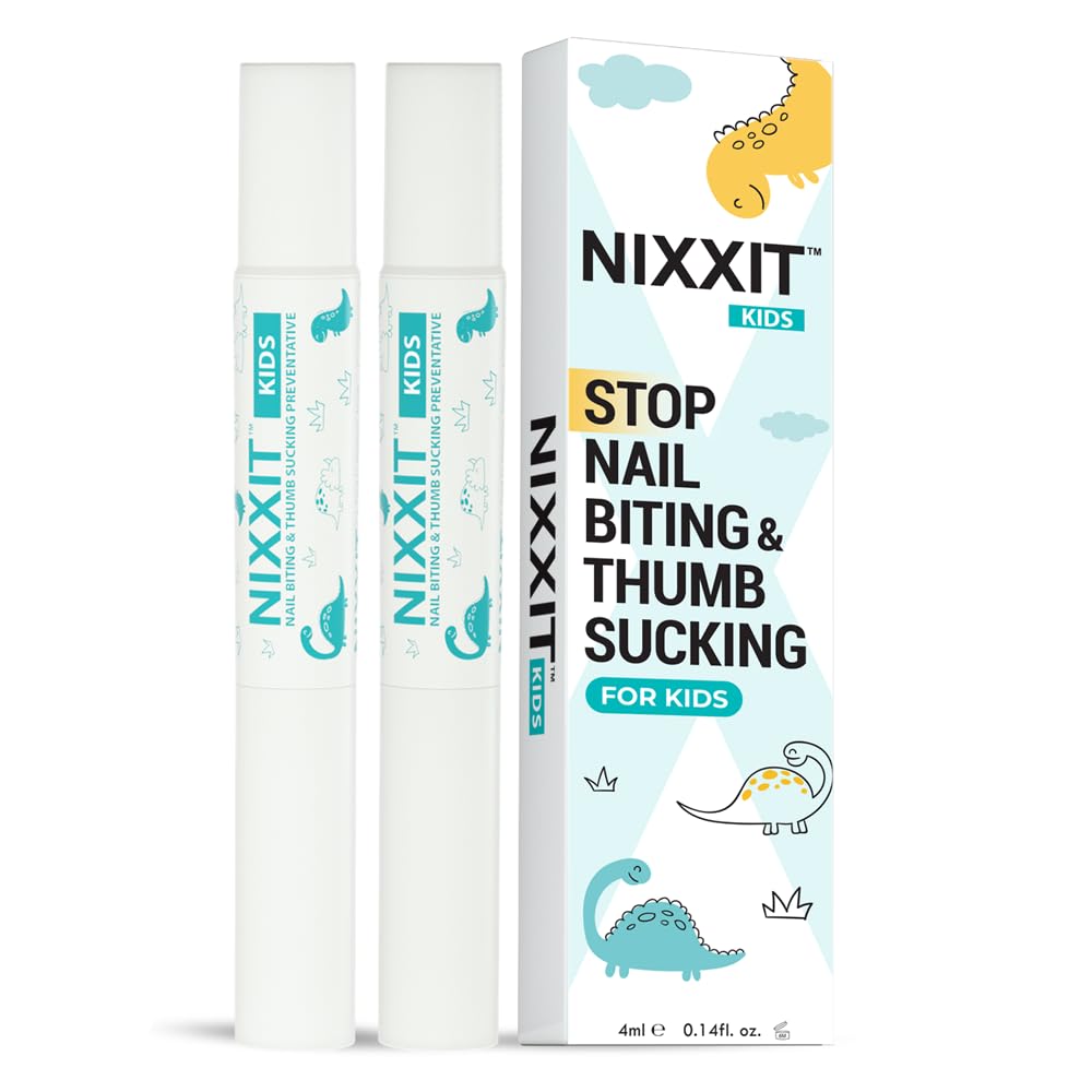Nail Biting Prevention for Kids - Effective Thumb Sucking Deterrent | Safe Bitter Taste Nail Polish Pen for Ages 3+