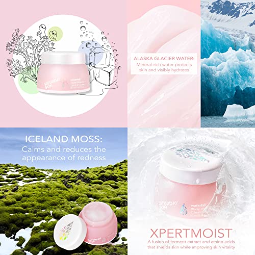 Saturday Skin Waterfall Glacier Water Cream, Oil-Free Gel Moisturizer 30ml