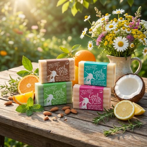 San Francisco Soap Company Goat Milk Bar with Almond - 4 oz, Moisturizing & Luxurious