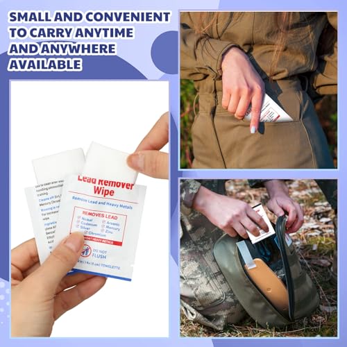 50 Pack Lead Removal Wipes for Shooting & Industrial Use