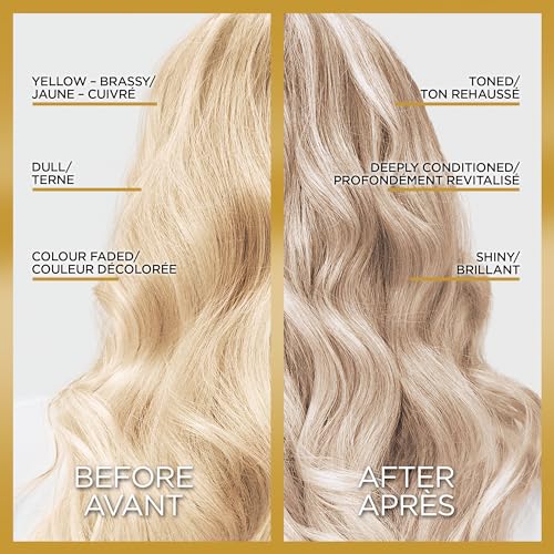 L'Oreal Paris Le Color Gloss Toning Hair Gloss for Bleached Hair, Platinum Pearl, 4 oz