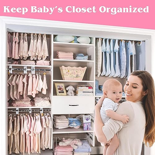 30 PCS Clothing Rack Dividers - Size Tabs for Organization