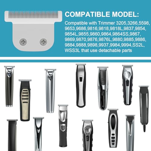 T-Blade Replacement Blade for Wahl Trimmers - High-Quality Steel